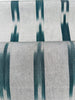 Ikat Silver Green Striped Silk Home Textile Interior Fabrics Moire, Watermark Pattern.