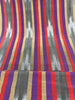 Purple Red Ikat Striped Silk  Home Textile Interior Fabrics.