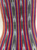 Purple Red Ikat Striped Silk  Home Textile Interior Fabrics.