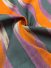 Orange Ikat Striped Home Textile Interior Fabrics
