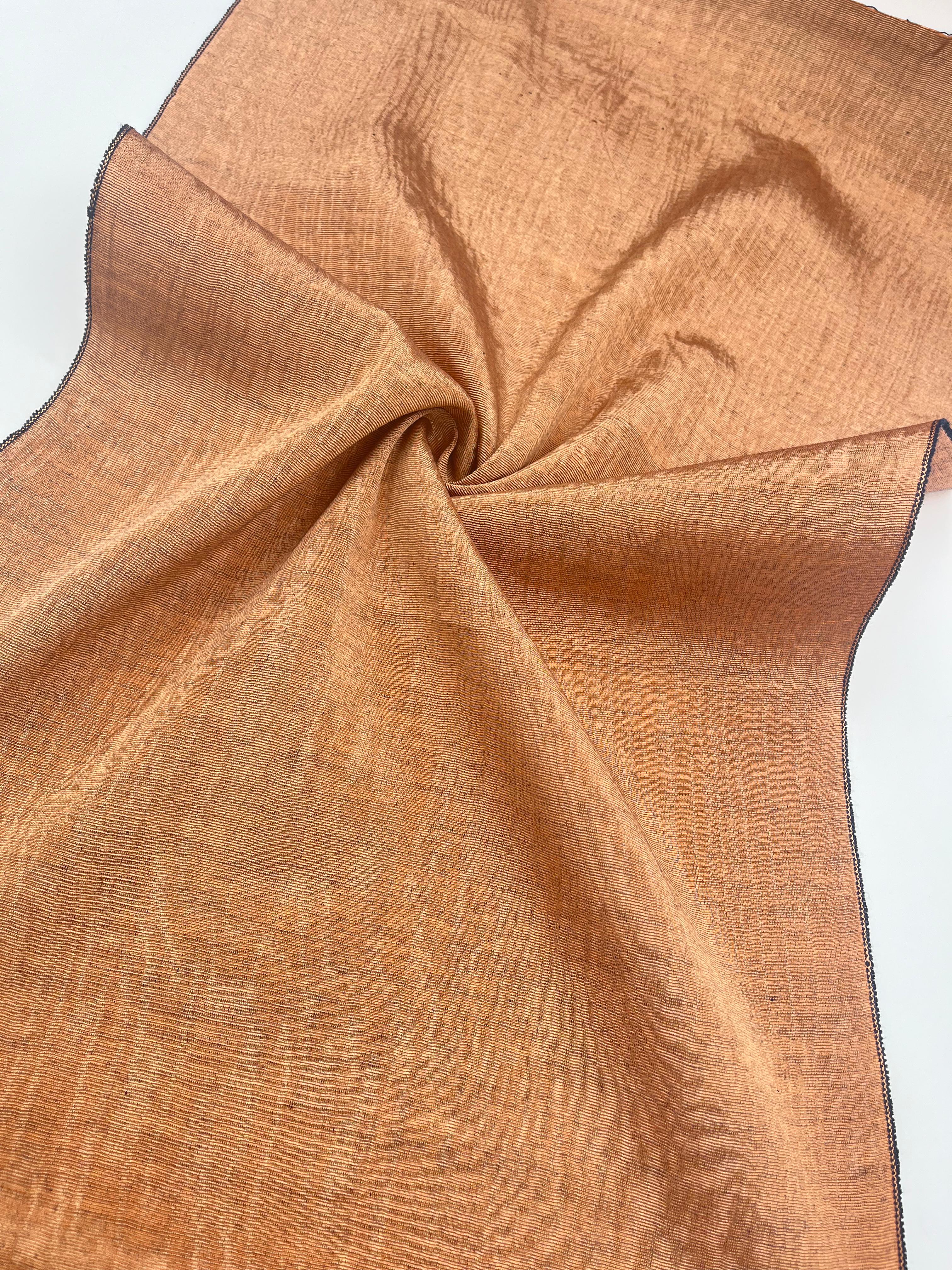 Brown Silk Moire Home Textile Interior Fabrics, Watermark Patterns.