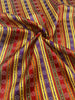 Satin Silk Weave, Ethnic Pattern Home Textile Interior Fabrics, Traditional Syrian Fabrics