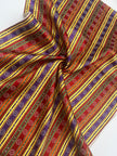 Satin Silk Weave, Ethnic Pattern Home Textile Interior Fabrics, Traditional Syrian Fabrics