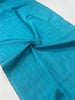 Blue Silk Home Textile Interior Fabrics Watermark Patterns.