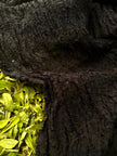 Black Textured Linen Fabric By The Yard Natural Fabrics.