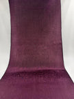 Damson Colour Silk Moire Home Textile Interior Fabrics, Watermark Pattern.