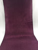Damson Colour Silk Moire Home Textile Interior Fabrics, Watermark Pattern.