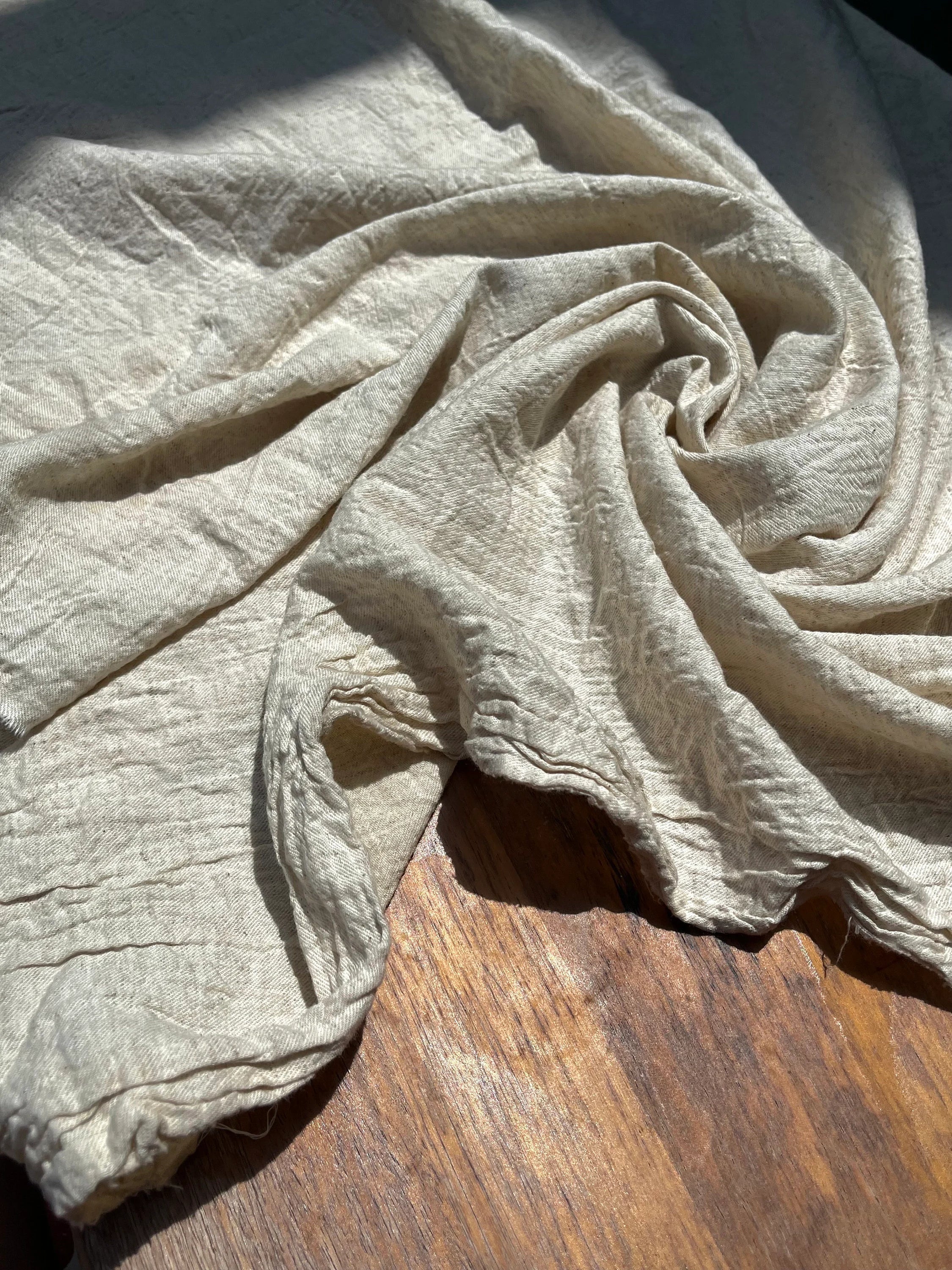 Linen Fabric By The Yard, Organic Cotton Fabric.