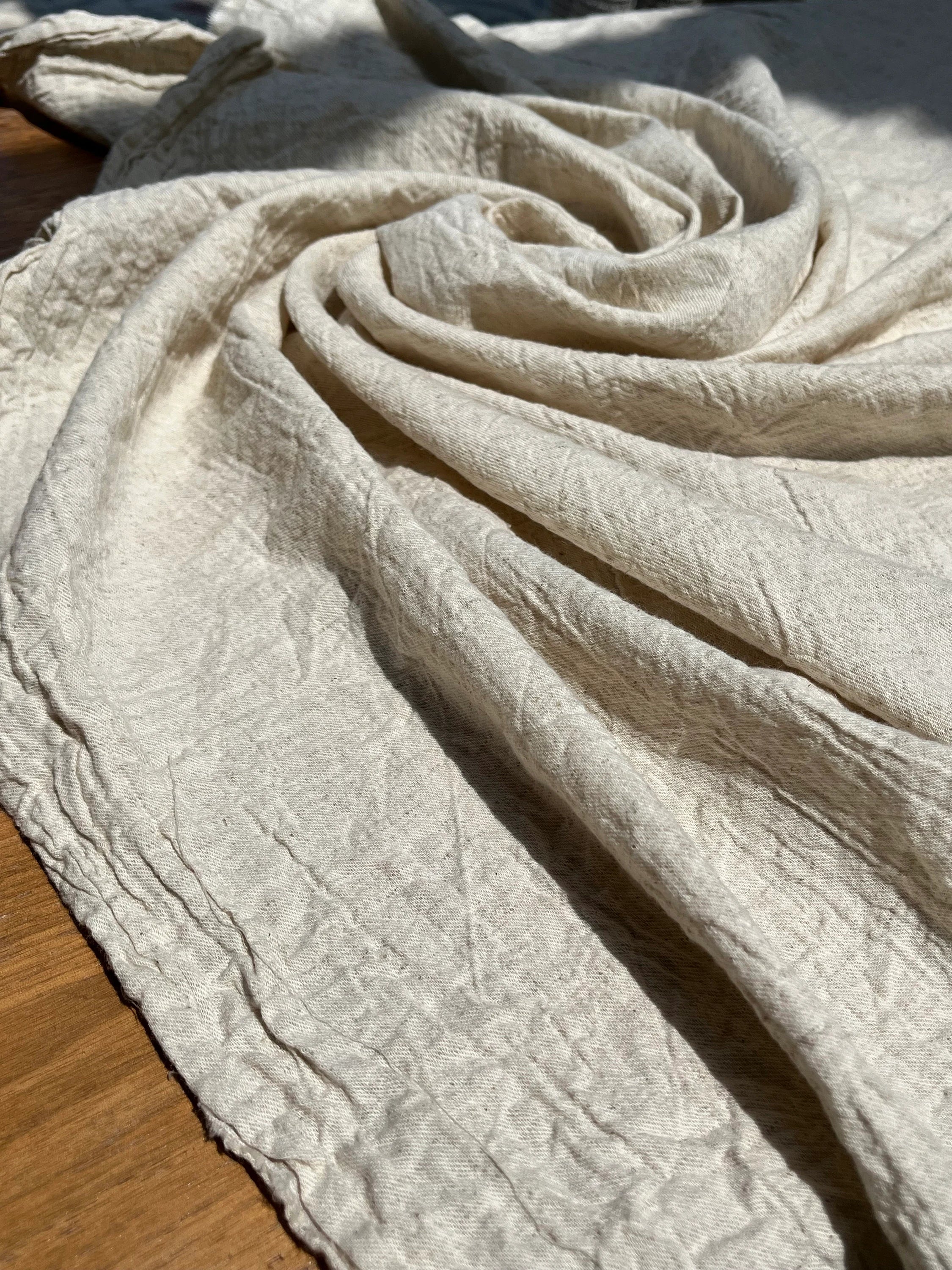 Linen Fabric By The Yard, Organic Cotton Fabric.