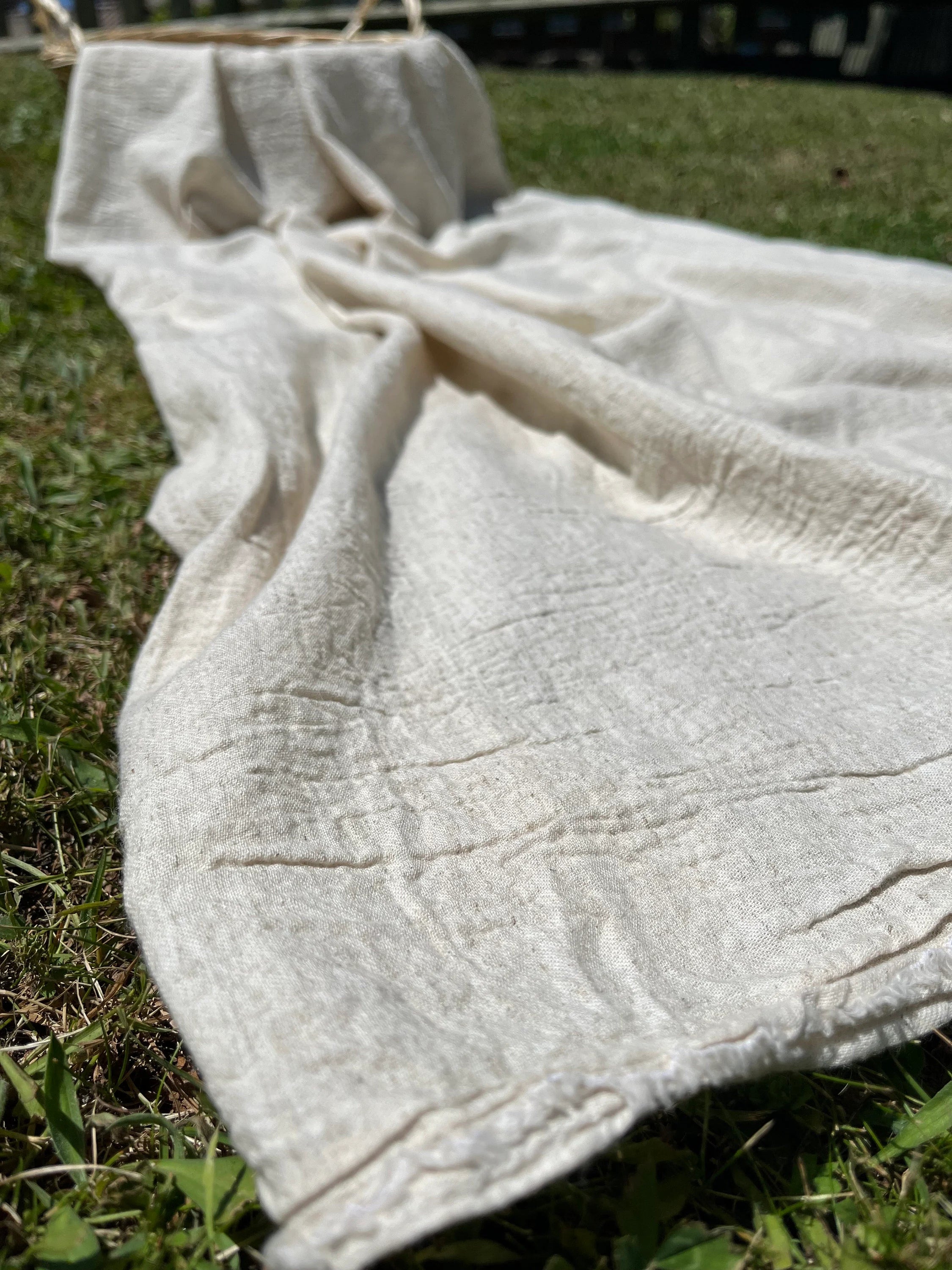Linen Fabric By The Yard, Organic Cotton Fabric.
