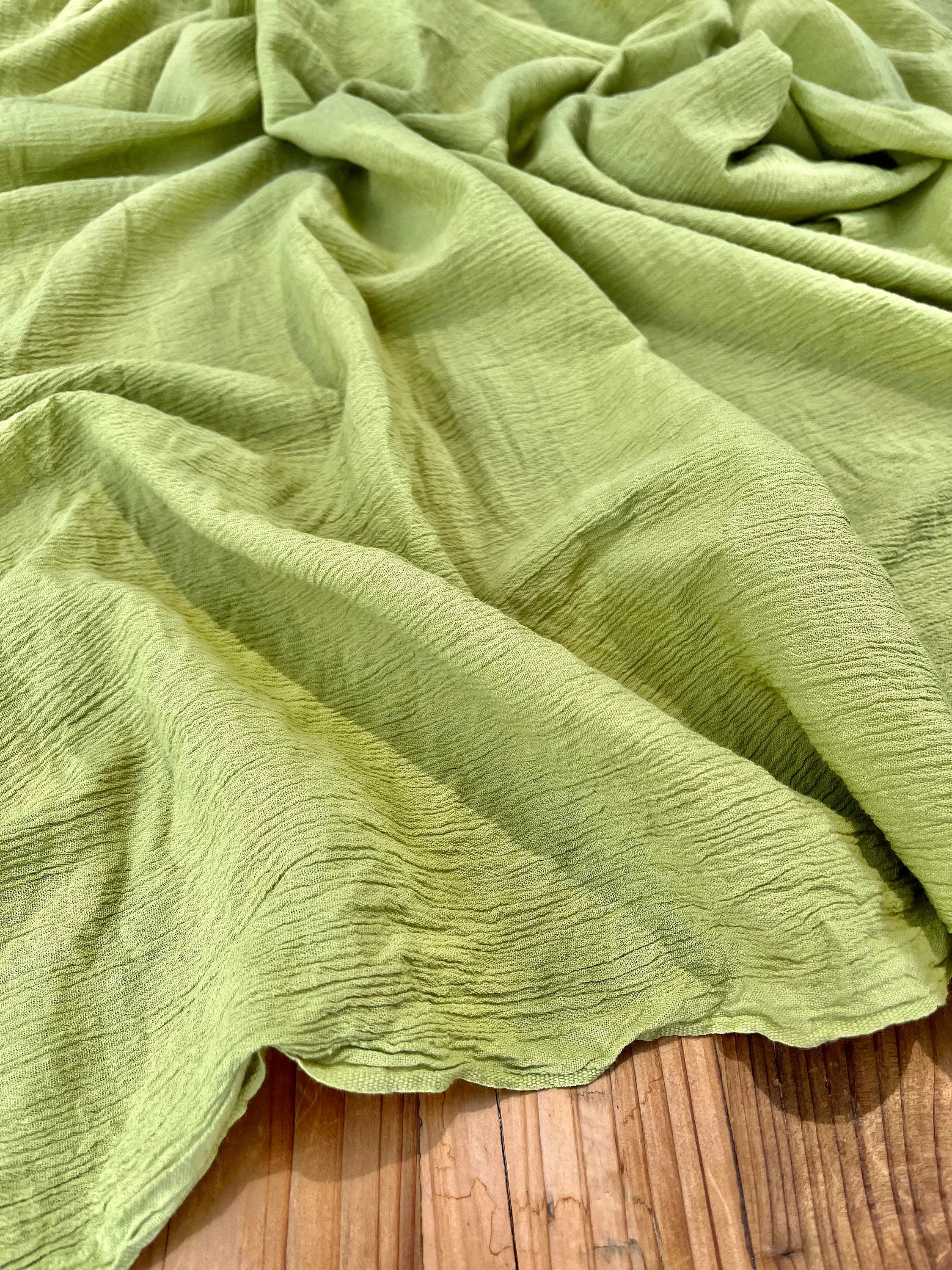 Crinkle Sile Cloth Fabric, Multi Color Options Available.