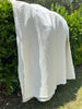 Muslin Fabric By The Yard - Blue White Stripes - Undyed Natural Option