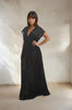 Black Textured Linen Fabric By The Yard Natural Fabrics.