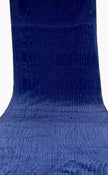 Dark Blue Silk Fabric, Moire Silk Fabric, Silk By The Yard. Watermark Pattern.