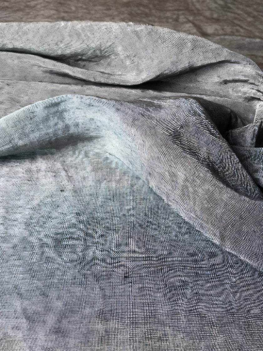 Tissu en lin gris argenté, Tissu pour l'été, Tissu en soie, Tissus texturés, Tissu naturel, Tissus naturels, Tissus nature, Tissus spéciaux.