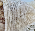 Ivory White Textured Linen Fabric By The Yard Natural Fabrics.