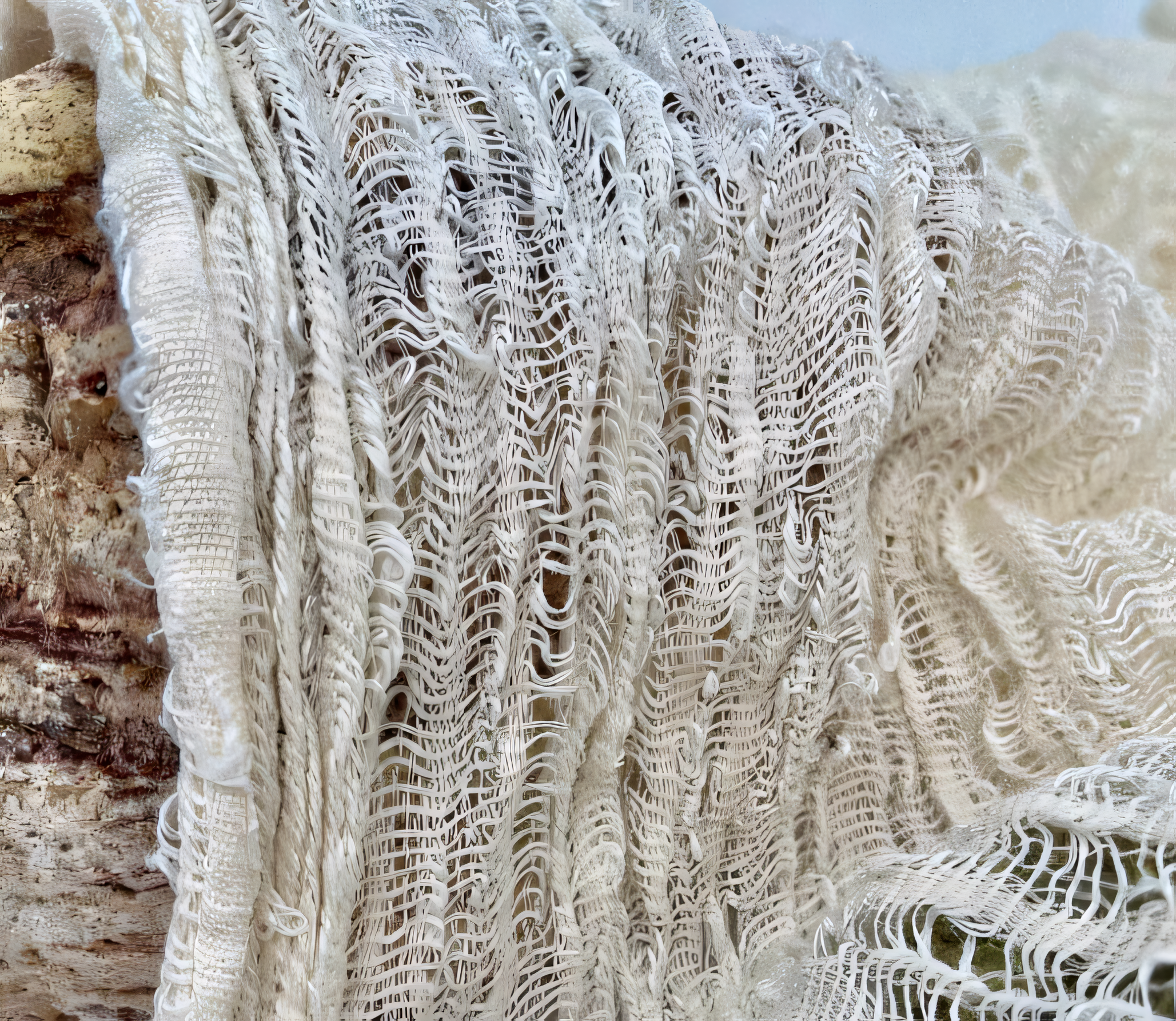 Ivory White Textured Linen Fabric By The Yard Natural Fabrics.