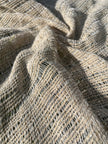 Handwoven wool and organic cotton Bürümcük fabric from Anatolia