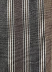 Çizgili Ağır Ağırlık Yumuşatılmış Keten Pamuklu Kumaş Metre 240g/m2 - Döşemelik Çizgili Fransız Stili - Doğal Döşemelik Kumaşlar.