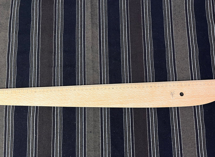 Tissu en coton lin adouci lourd par cour 240g/m2 - Rembourrage rayé style français - Tissus d'ameublement naturels.