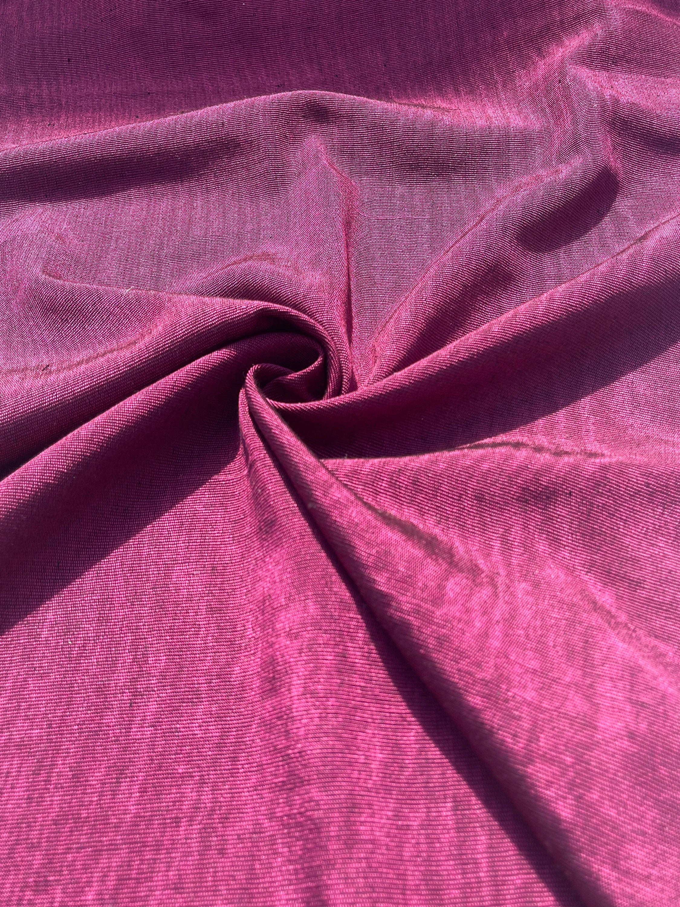 Cyclamen Pink Silk Home Textile Interior Fabrics.
