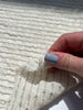 Gray Striped Neutral Organic Cotton Fabric By The Meter, Crinkle Fabric.