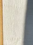 Cotton Open Weave Gauze, Sheer & Stretchy Black - White Stripes.