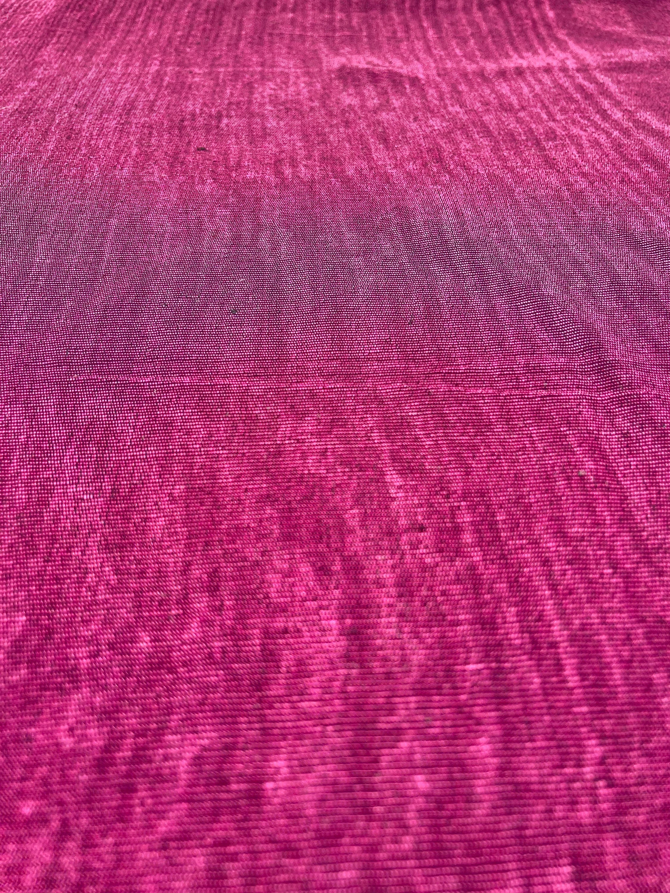 Cyclamen Pink Silk Home Textile Interior Fabrics.