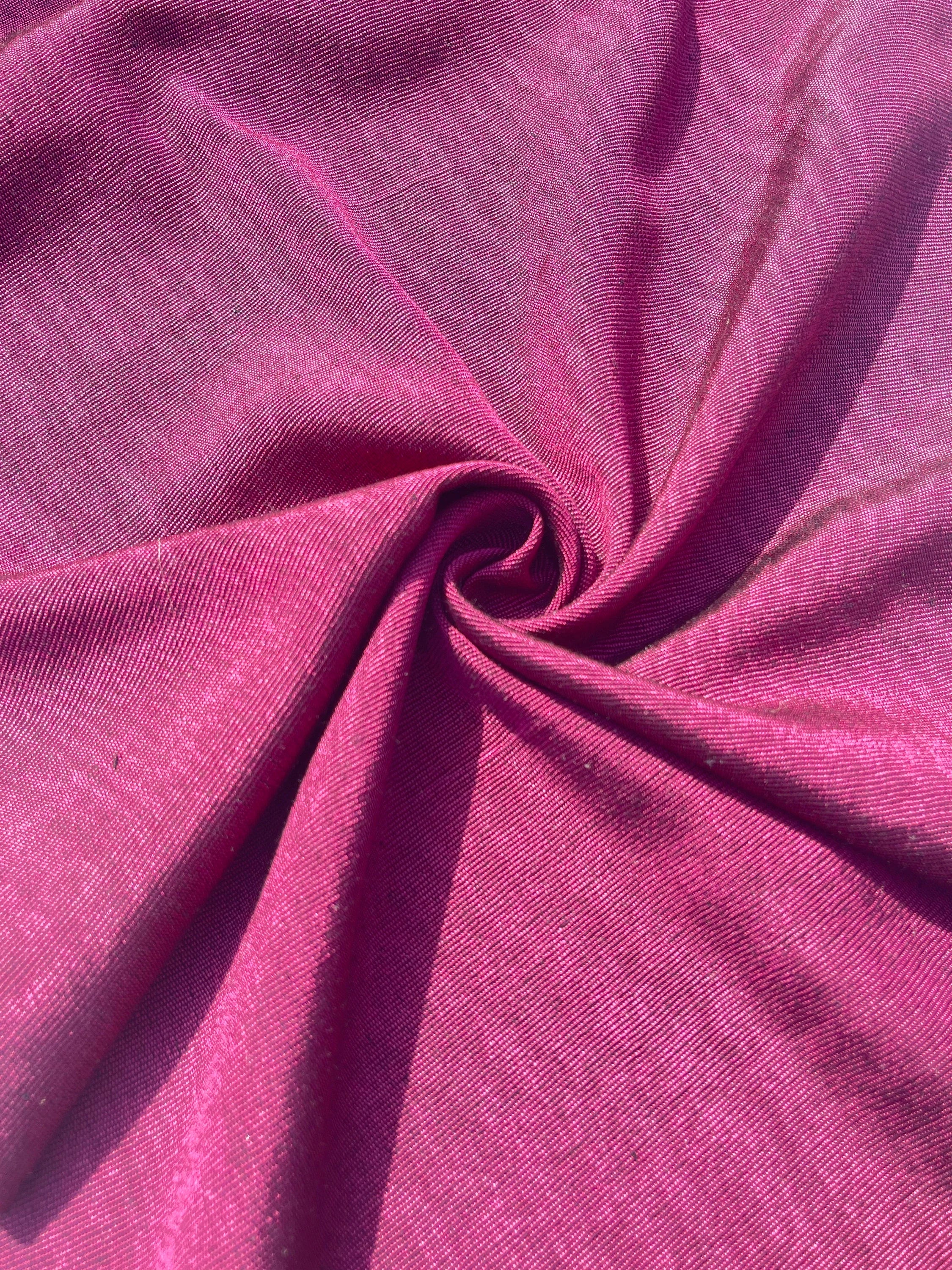 Cyclamen Pink Silk Home Textile Interior Fabrics.