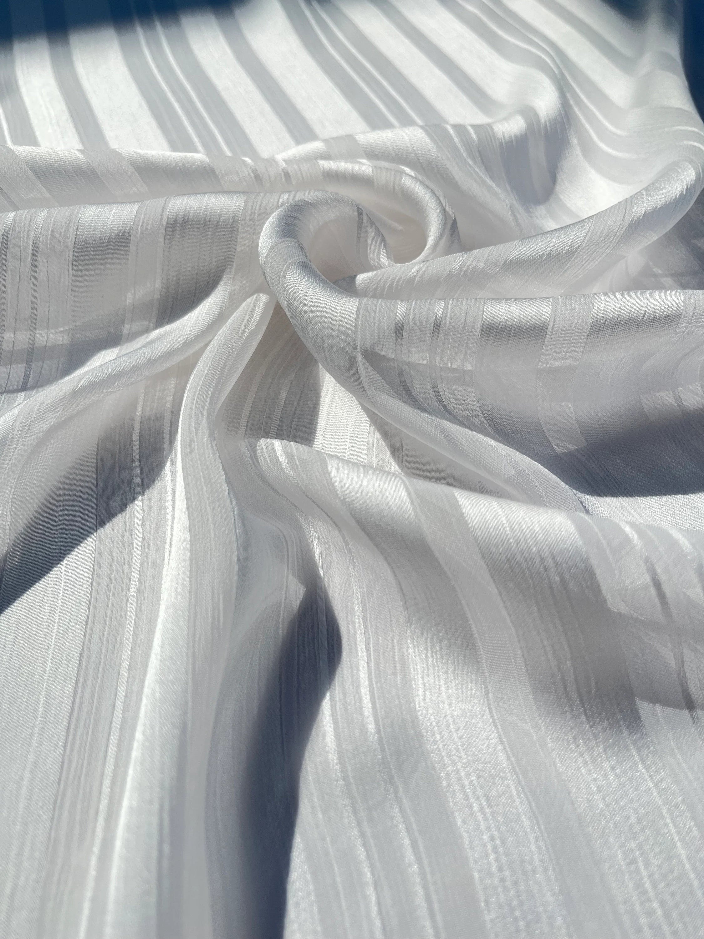 White Silk Chiffon Sheer Silk By The Yard.