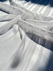 White Silk Chiffon Sheer Silk By The Yard.