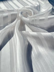 White Silk Chiffon Sheer Silk By The Yard.
