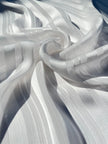 White Silk Chiffon Sheer Silk By The Yard.