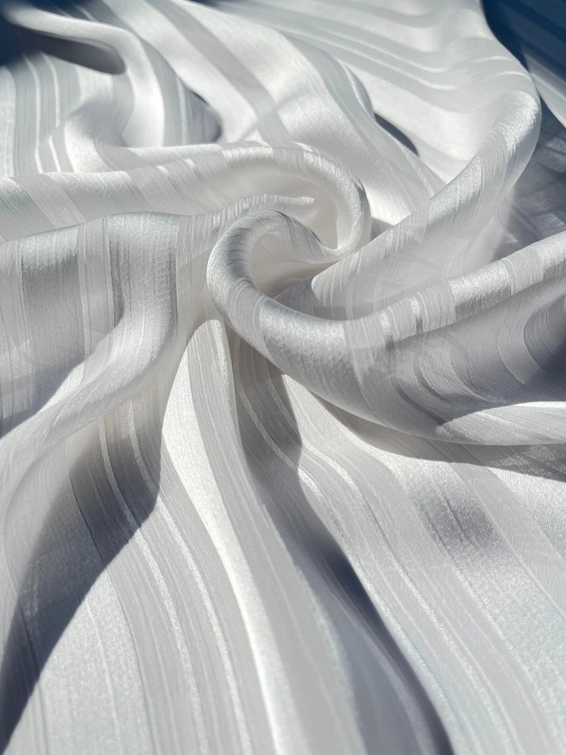 White Silk Chiffon Sheer Silk By The Yard.