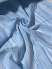 Crinkle Chiffon Designer Fabric, Embroidered Fabric.