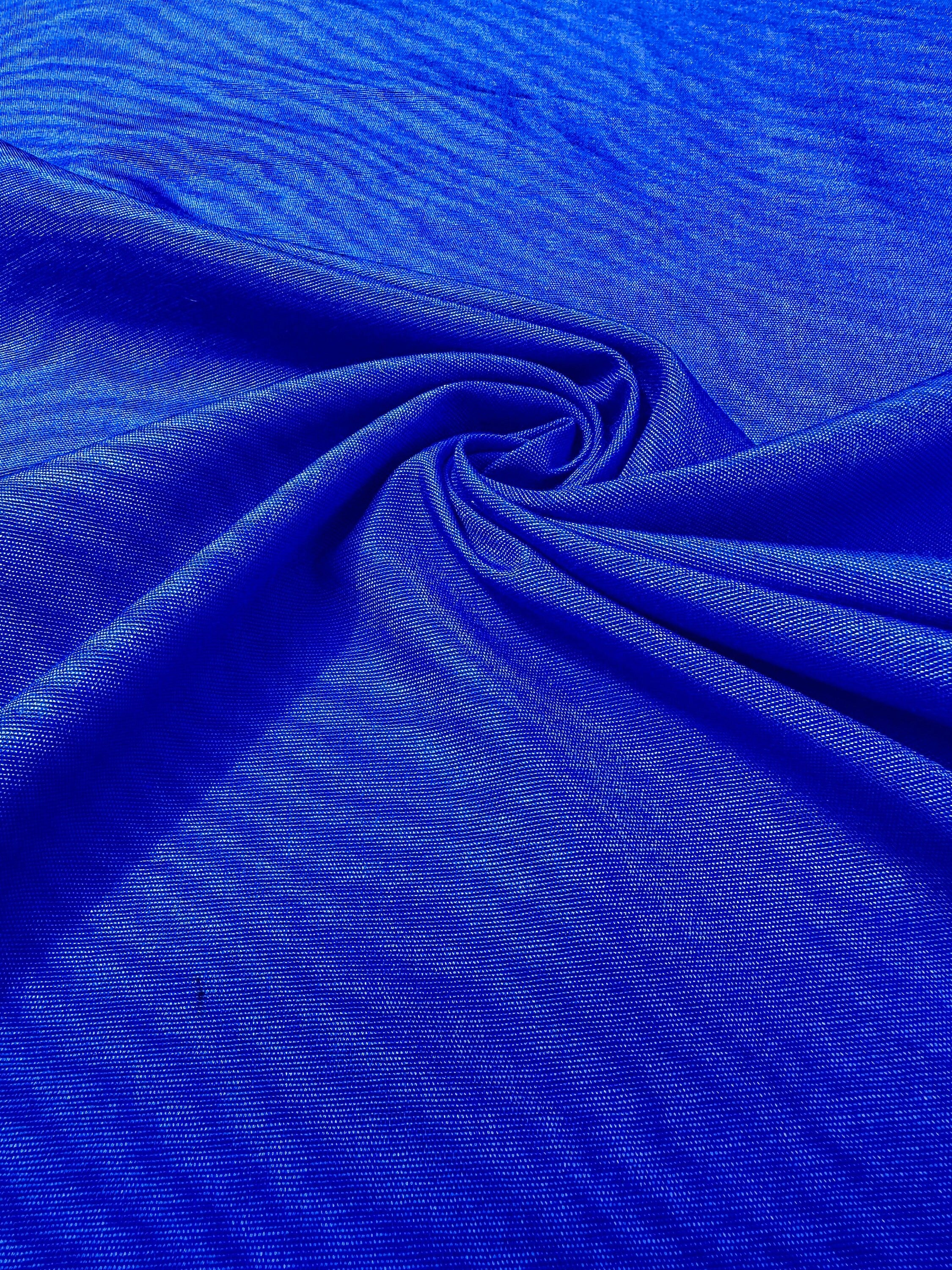 Blue Home Textile Interior Fabrics, Watermark Pattern.