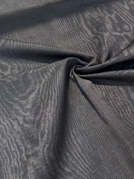 Brown Silk Moire Home Textile Interior Fabrics, Watermark Patterns.