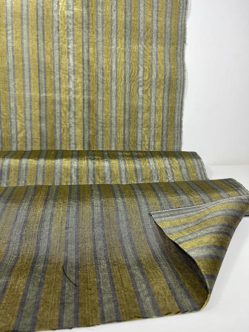 Osmanlı Başlık İçin Altın Çizgili Lüks İpek Döşeme, Ev Tekstili İç Mekan Kumaşları: Yastık Kılıfları, Kimono Esintili Tasarımlar, İpek Şantung El Dokuma Kumaşlar