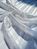 White Silk Chiffon Sheer Silk By The Yard.