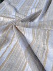 Crinkle Chiffon Designer Fabric, Embroidered Fabric.