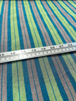 Green Striped Silk  Home Textile Interior Fabrics.