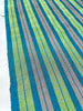 Green Striped Silk  Home Textile Interior Fabrics.