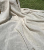 Linen Gauze Unbleached / Light Brown Natural Fabric.