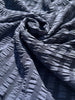 Tissu de soie extensible de luxe, seersucker.