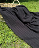 Cotton Fabric With Stripes, Brown, Green, Black, Cream, White Colour Options Available.