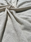 Linen Gauze Unbleached / Light Brown Natural Fabric.