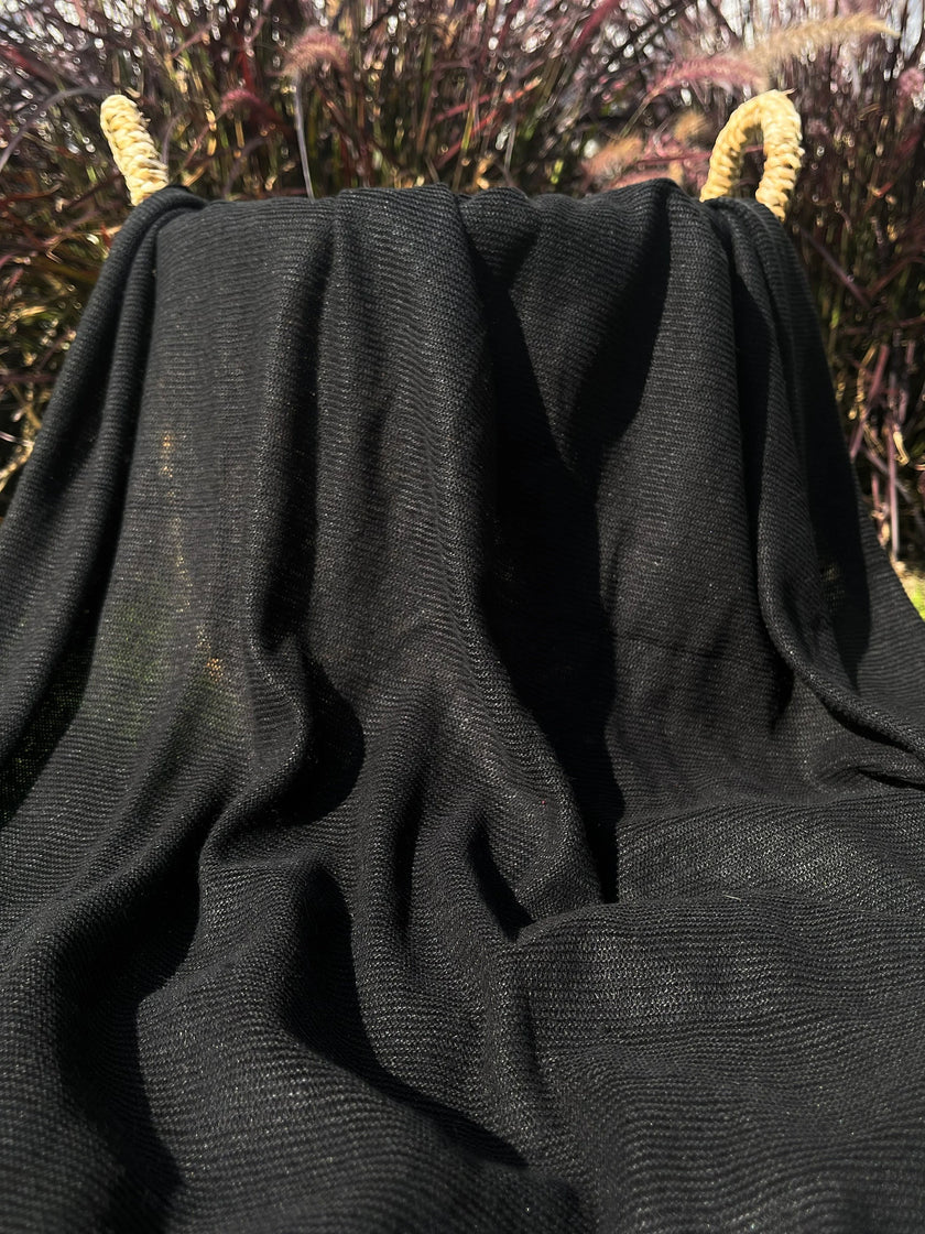 Keten Örme Jersey Kumaş, Açık Dokuma Yarı Şeffaf, Yumuşak Ve Akışkan / Yüksek Kaliteli Kumaş.