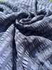 Tissu de soie extensible de luxe, seersucker.