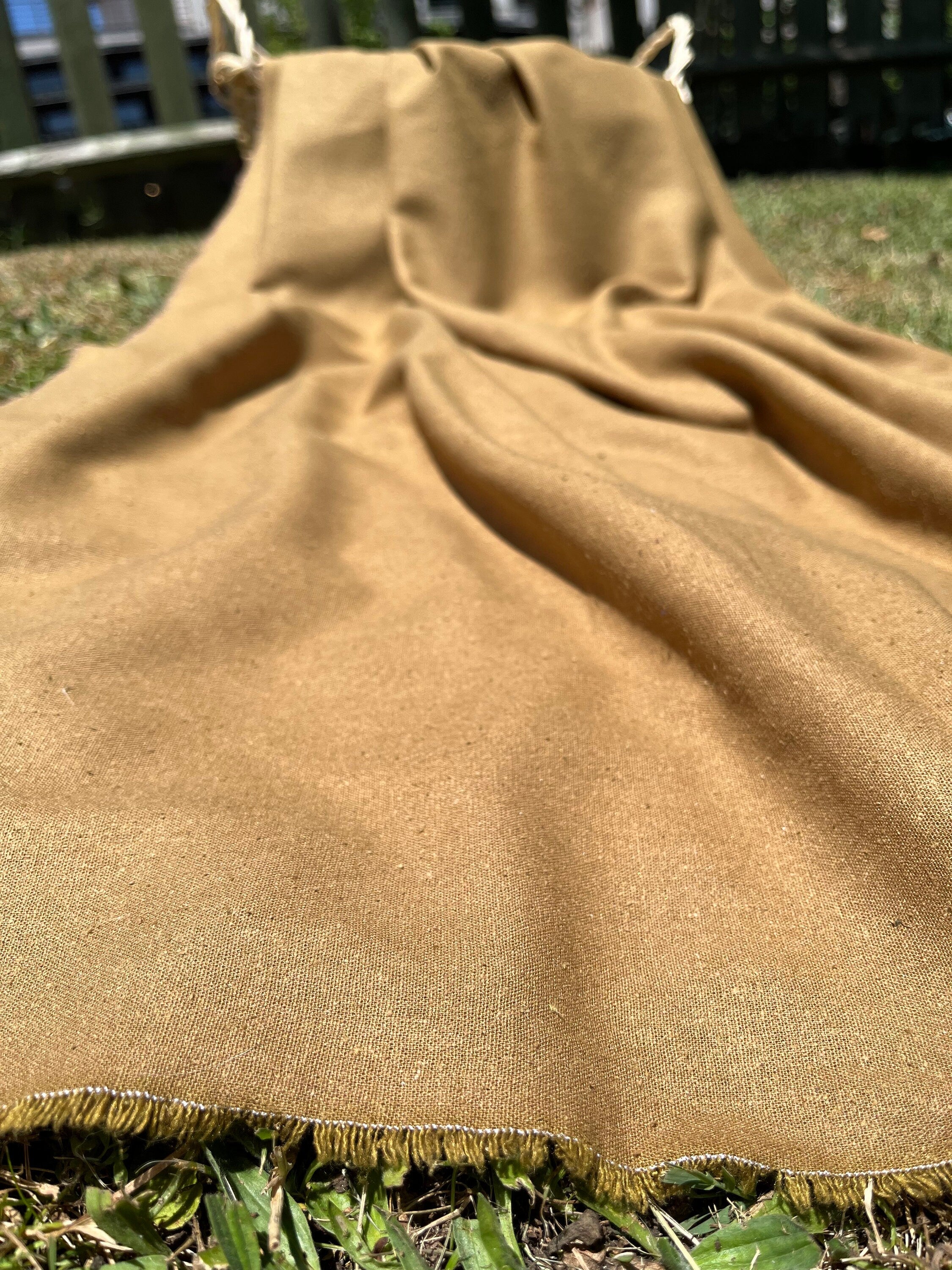 100% Mulberry Silk, Noil Raw Natural Fabric Sustainable.