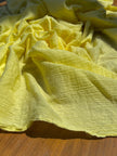 Tissu de gaze froissé, options multicolores disponibles, tissu Sile. Tissu Sile.